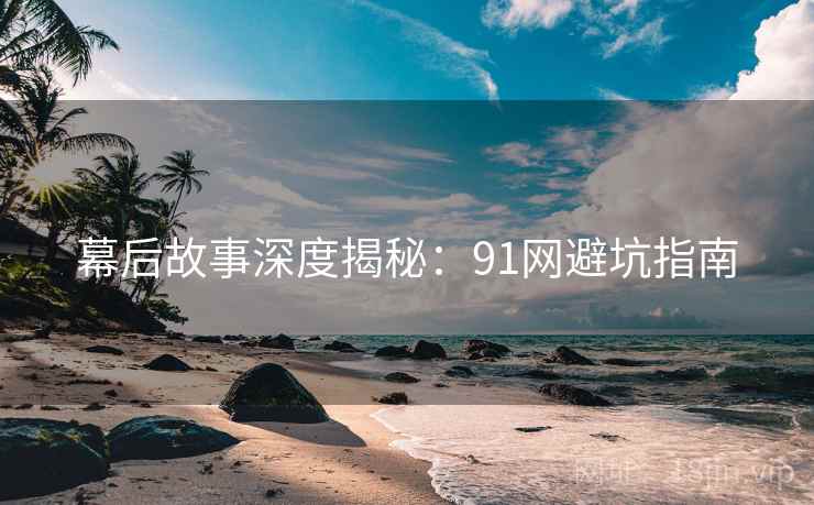 幕后故事深度揭秘：91网避坑指南
